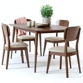 Scandinavian designs juneau dining table